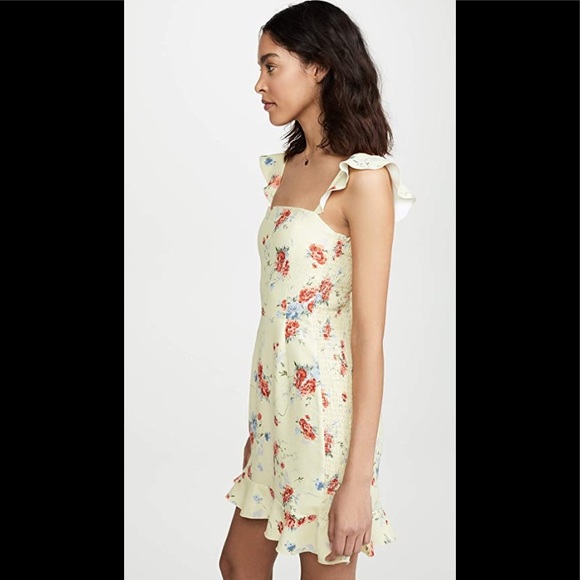 WAYF Yellow Poppy Summer Dress💛 - Picture 3 of 9